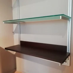 Outlet Libreria in vetro stile moderno 18060-18061-18063 Librerie