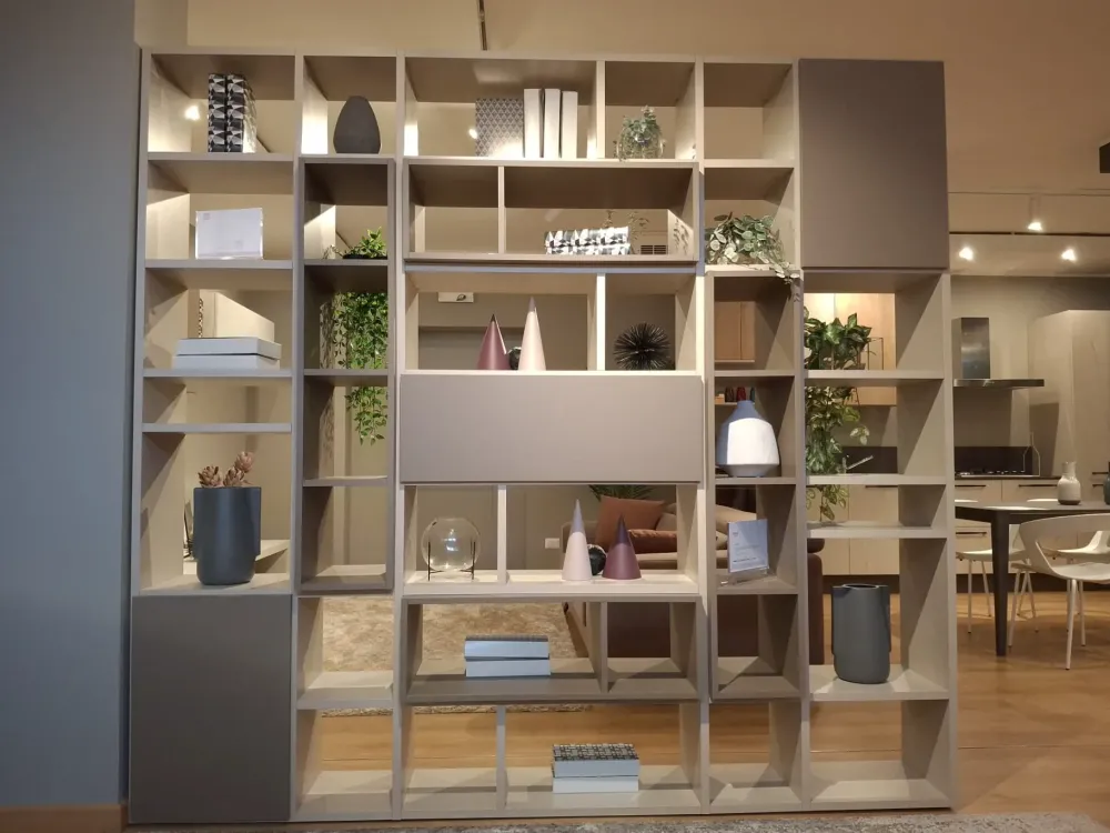 Libreria Infinity stile moderna di scontata del 50%^Febal New