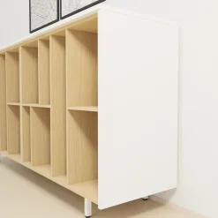 Las Mobili Libreria in legno scontata -30%: scopri Sigma a giorno- Librerie