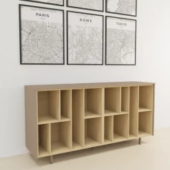 Las Mobili Libreria in legno scontata -30%: scopri Sigma a giorno- Librerie