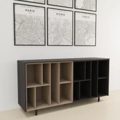 Las Mobili Libreria in legno scontata -30%: scopri Sigma a giorno- Librerie