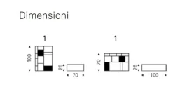 Outlet Libreria Latitude stile design di scontata del 23% Librerie