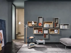 Sangiacomo Libreria L5c04 stile moderno L5c04 di in Offerta Outlet- Librerie