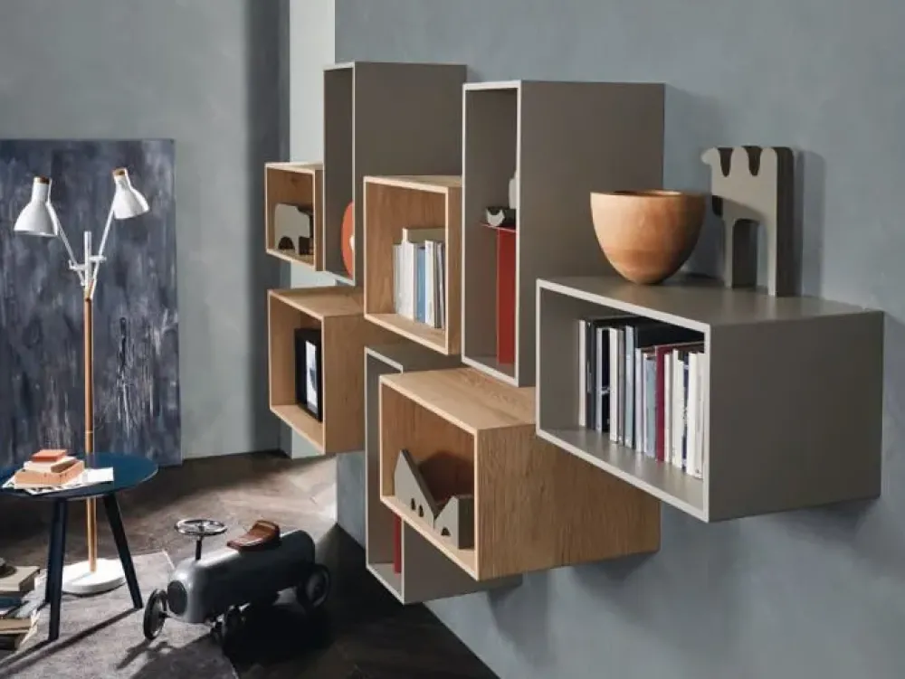 Sangiacomo Libreria L5c04 stile moderno L5c04 di in Offerta Outlet- Librerie