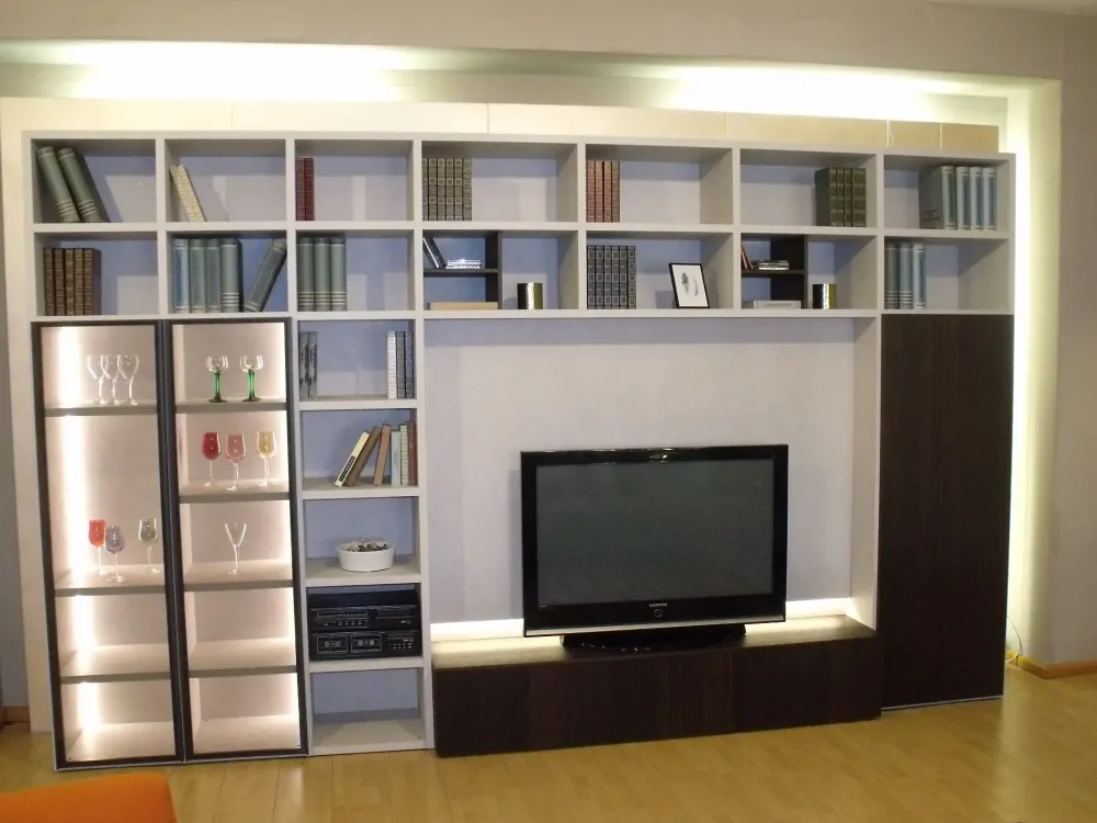 Sangiacomo Libreria Liberia modo in stile design con forte sconto- Librerie