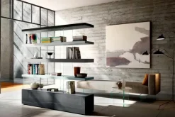 Lago Libreria Libreria air 0641 in stile design a prezzi outlet- Librerie