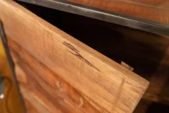 Artigianale Libreria Libreria con contenitore e cassetti in legno massello in stile design di in OFFERTA OUTLET- Librerie