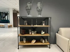 Acheo Libreria Libreria in legno e metallo stile moderna di scontata del 50%- Librerie