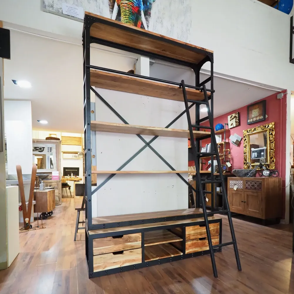 Outlet Etnico Libreria Libreria industrial rj agora' in stile moderno con forte sconto- Librerie