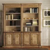 Outlet Libreria Libreria laccata con decori in promo sconto del 50% stile classico Libreria laccata con decori in promo sconto del 50% di in offerta Librerie