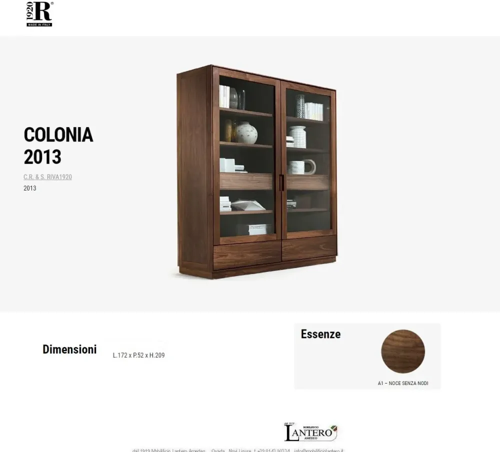 Libreria Libreria colonia stile moderna di scontata del 33%^Riva 1920 Online