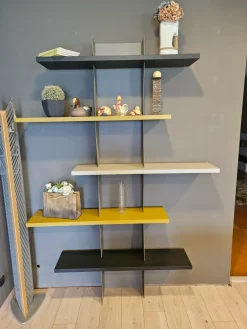 Tomasella Libreria Libreria modello versus in stile moderna a prezzi outlet- Librerie