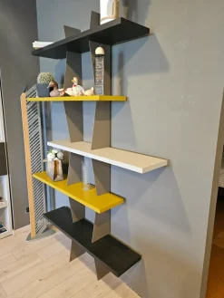 Tomasella Libreria Libreria modello versus in stile moderna a prezzi outlet- Librerie