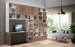 Libreria Living 568 stile moderno di scontata^Giessegi Sale