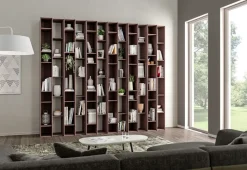 Giessegi Libreria Living 565 stile moderno di scontata del 30%- Librerie