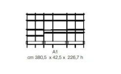 Libreria Macao in stile design di in OFFERTA OUTLET^Cantori Clearance