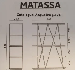 Miniforms Libreria Matassa in stile design a prezzi outlet- Librerie