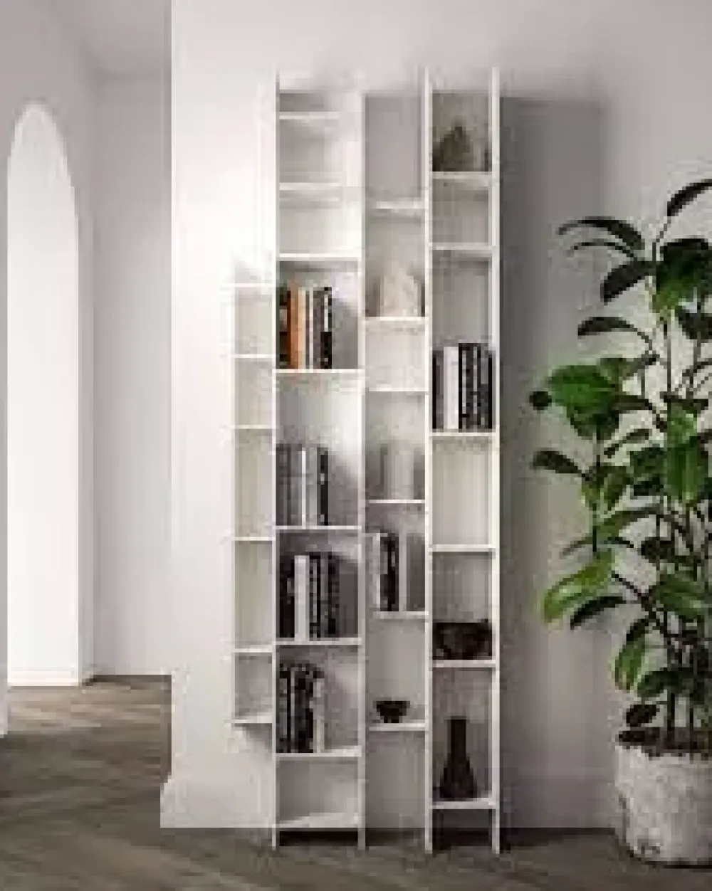 Ozzio Libreria modello Byblos di a prezzo scontato- Librerie