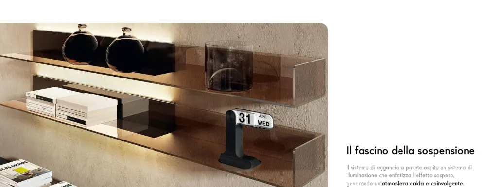 Discount Libreria modello Cartesio di a prezzo Outlet Librerie