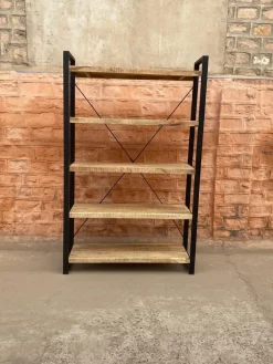 Libreria modello Libreria industrial 5 ripiani  di a prezzo Outlet^Outlet Etnico