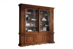 Libreria modello Libreria con ante scorrevoli mod. portland di a prezzo scontato^Artigianale