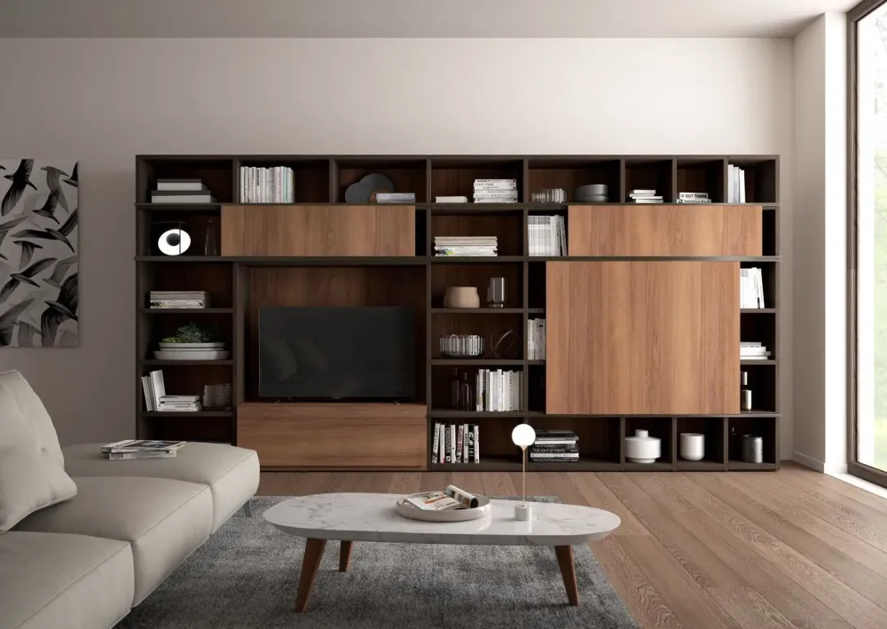 Libreria modello Living 557 di in Offerta Outlet^Giessegi New