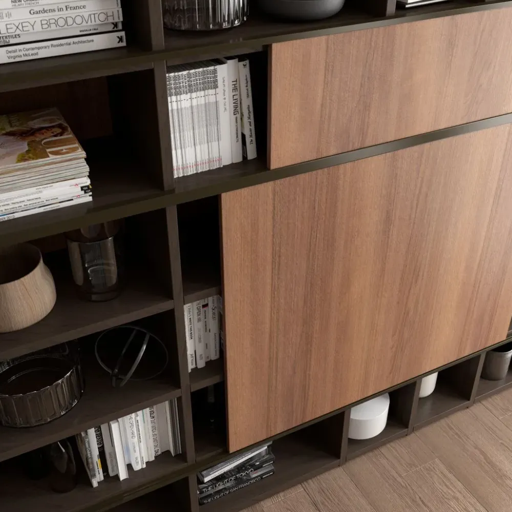 Libreria modello Living 557 di in Offerta Outlet^Giessegi New