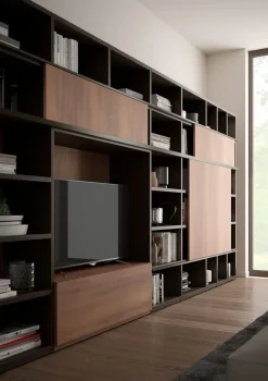 Libreria modello Living 557 di in Offerta Outlet^Giessegi New