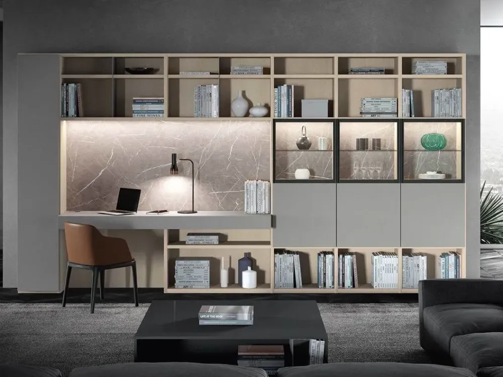 Libreria modello Mood 10 di in Offerta Outlet^Astor Mobili Hot