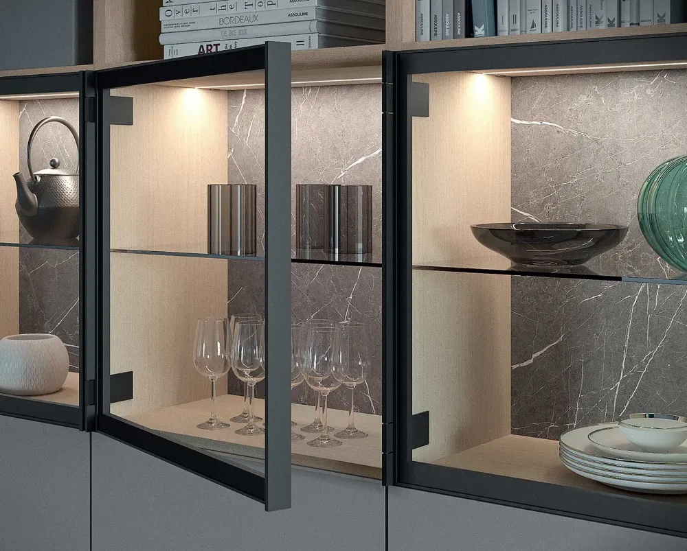 Libreria modello Mood 10 di in Offerta Outlet^Astor Mobili Hot