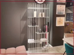 Hot Libreria in metallo scontata -25%: scopri Metrica a white Librerie