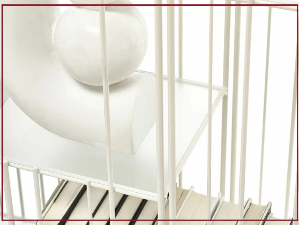 Hot Libreria in metallo scontata -25%: scopri Metrica a white Librerie