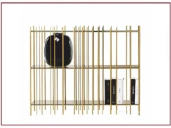 Libreria in metallo a prezzo Outlet: scopri Metrica oro^Mogg Discount