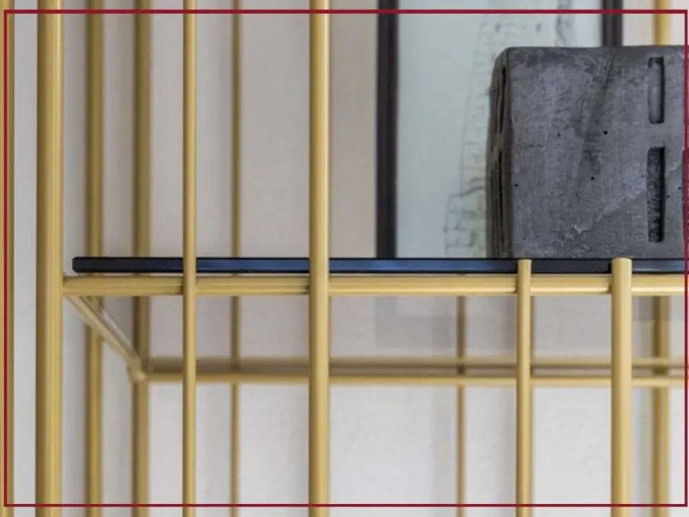 Libreria in metallo a prezzo Outlet: scopri Metrica oro^Mogg Discount