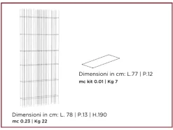 New Libreria in metallo scontata -25%: scopri Metrica wall a Librerie