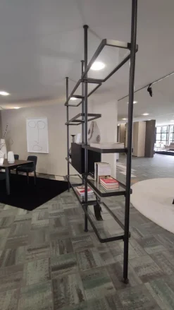 Molteni & C Libreria in metallo a prezzo Outlet: scopri Hector- Librerie