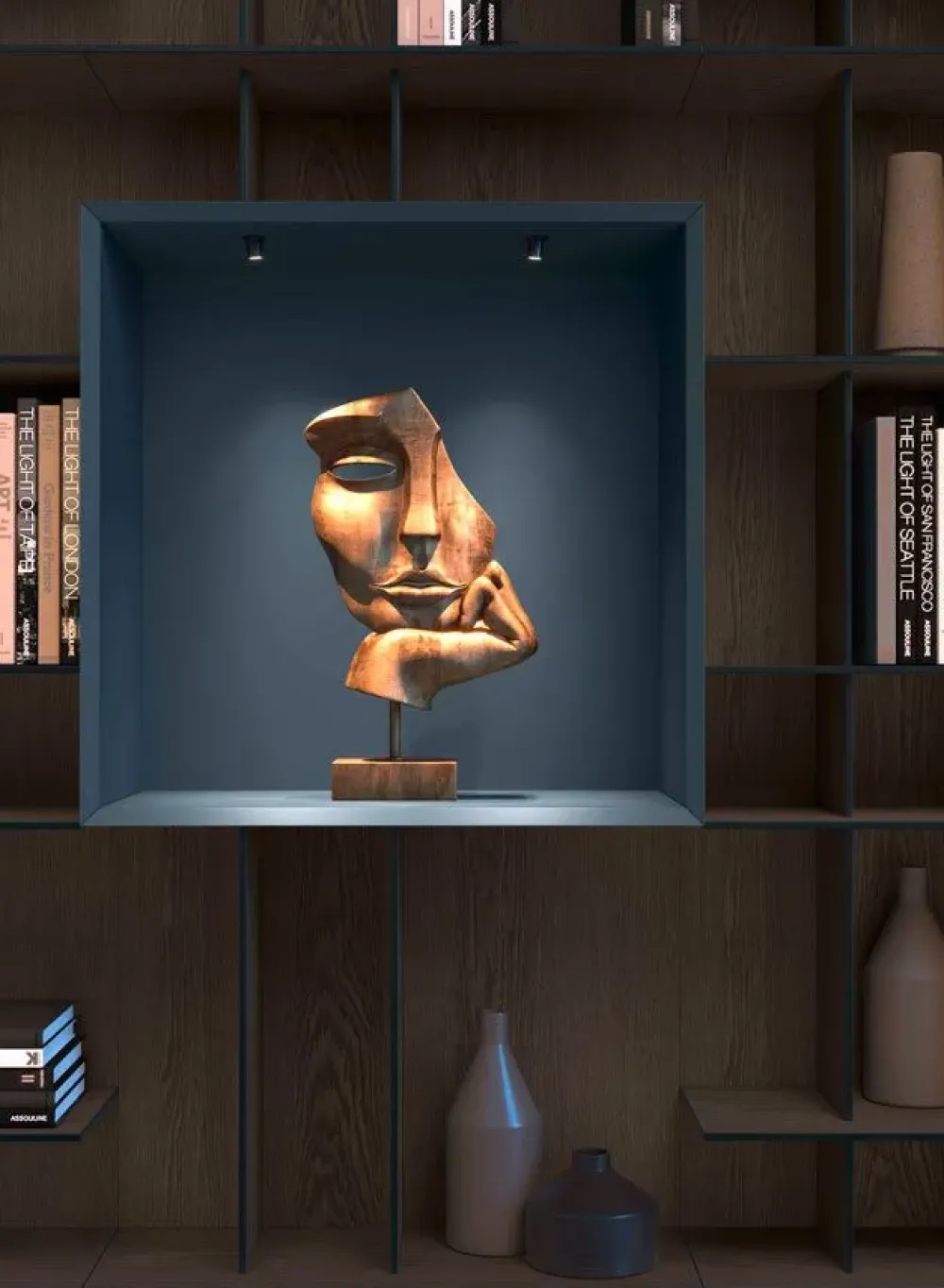 Libreria Movida cube stile design di scontata del 30%^Olivieri New