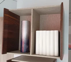 Libreria Nuts, in stile moderno.^Collezione esclusiva Discount