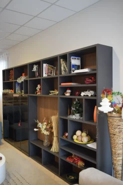 Orme Libreria in laccato opaco in Offerta Outlet: scopri Logico 26- Librerie