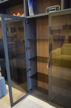 Orme Libreria in laccato opaco in Offerta Outlet: scopri Logico 26- Librerie