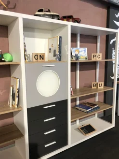 Dielle Libreria Palo alto stile moderno di scontata- Librerie