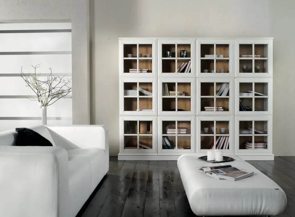 Parlani Libreria Parete libreria stile classico di in Offerta Outlet- Librerie