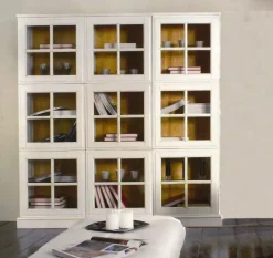 Parlani Libreria Parete libreria stile classico di in Offerta Outlet- Librerie