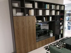 Presotto Libreria Pari & dispari in stile moderna a prezzi outlet- Librerie