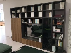 Presotto Libreria Pari & dispari in stile moderna a prezzi outlet- Librerie