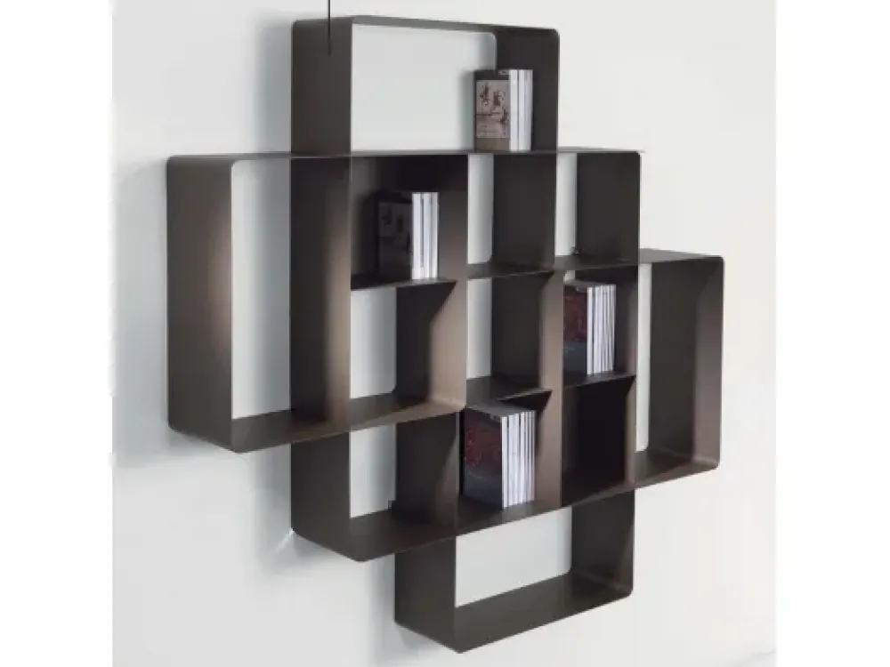 Pezzani Libreria in metallo in Offerta Outlet: scopri Mondrian- Librerie
