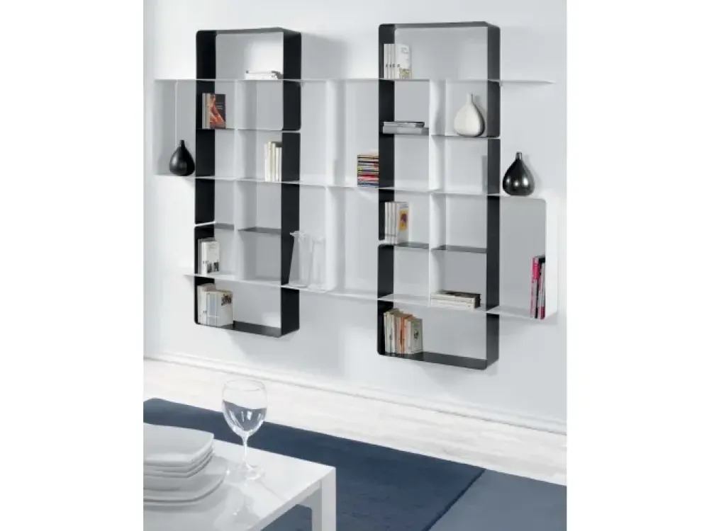 Pezzani Libreria in metallo in Offerta Outlet: scopri Mondrian- Librerie