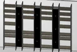 Imab Libreria Qmc024 in stile design a prezzi outlet- Librerie