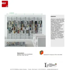 Clearance Libreria Random in stile design a prezzi outlet Librerie