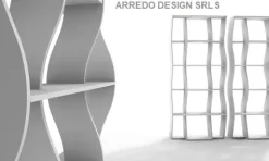 Doimo Salotti Libreria Swing * stile design di in Offerta Outlet- Librerie